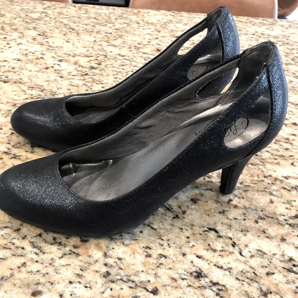 Life Stride Simply Comfort Black Heels